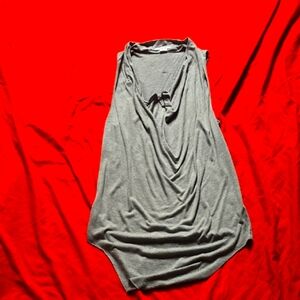 Helmut Lang Gray Sleeveless Tunic